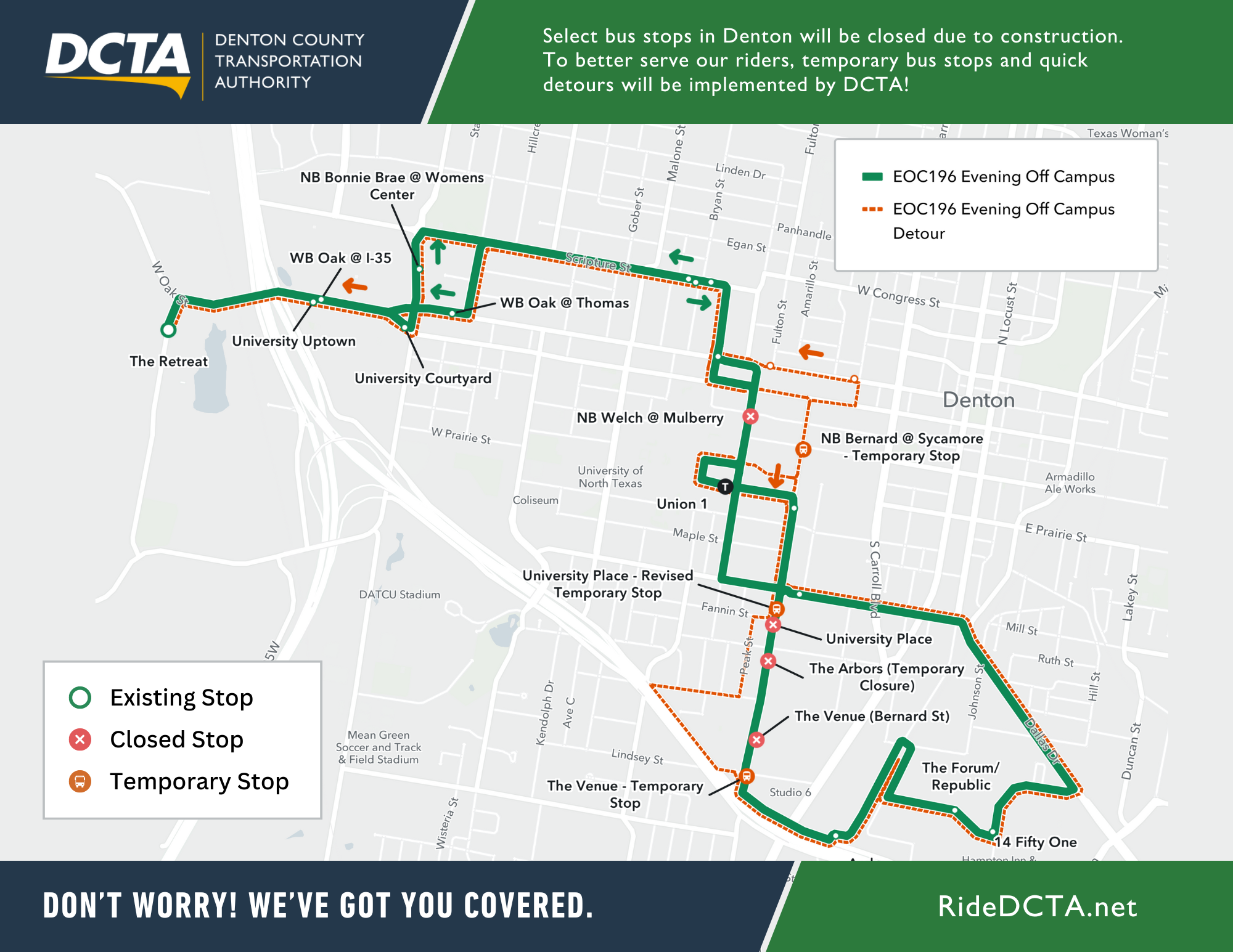 EOC Revised Detour Map 10/24