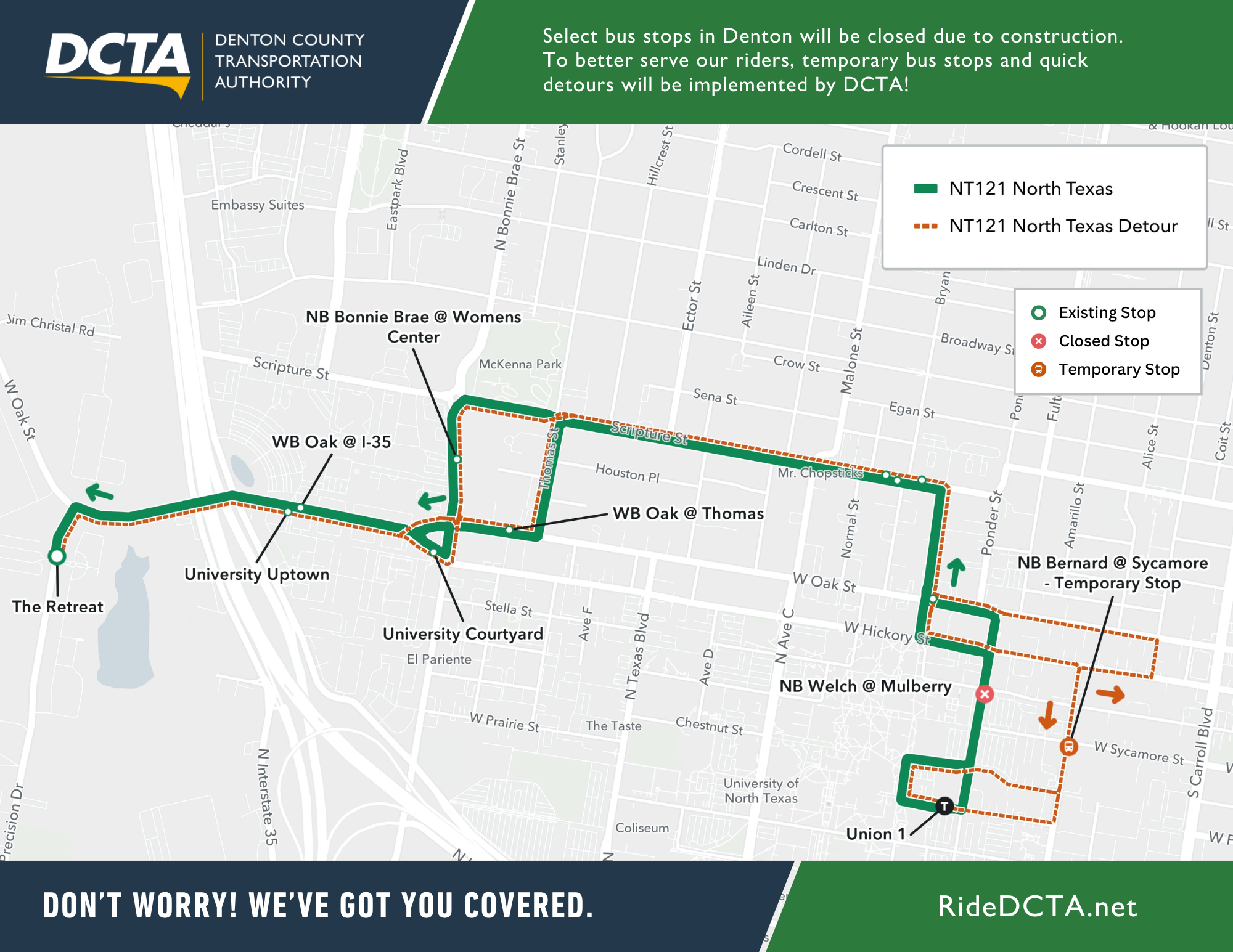 NT Revised Detour Map 10/24