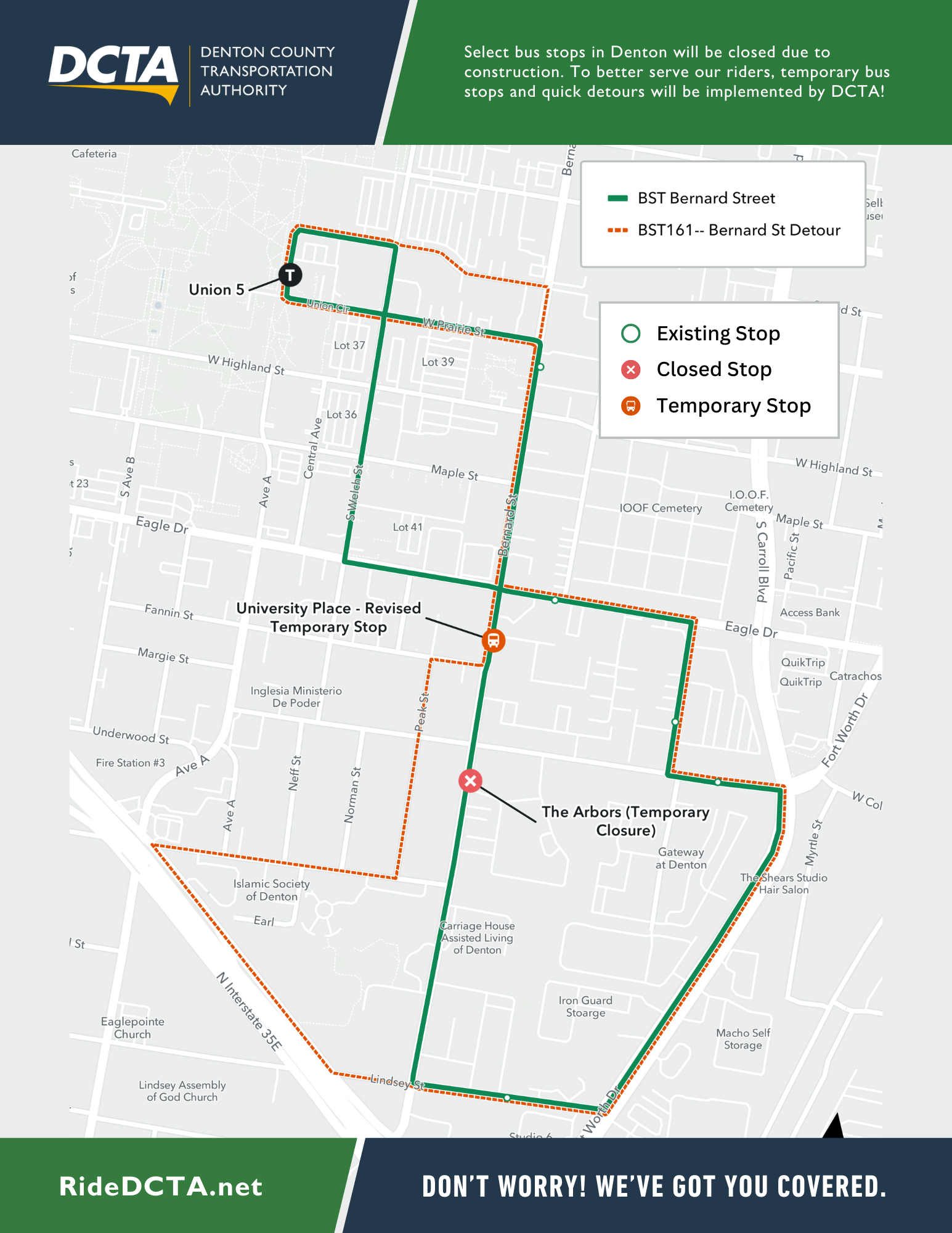 BST Revised Detour Map 10/24