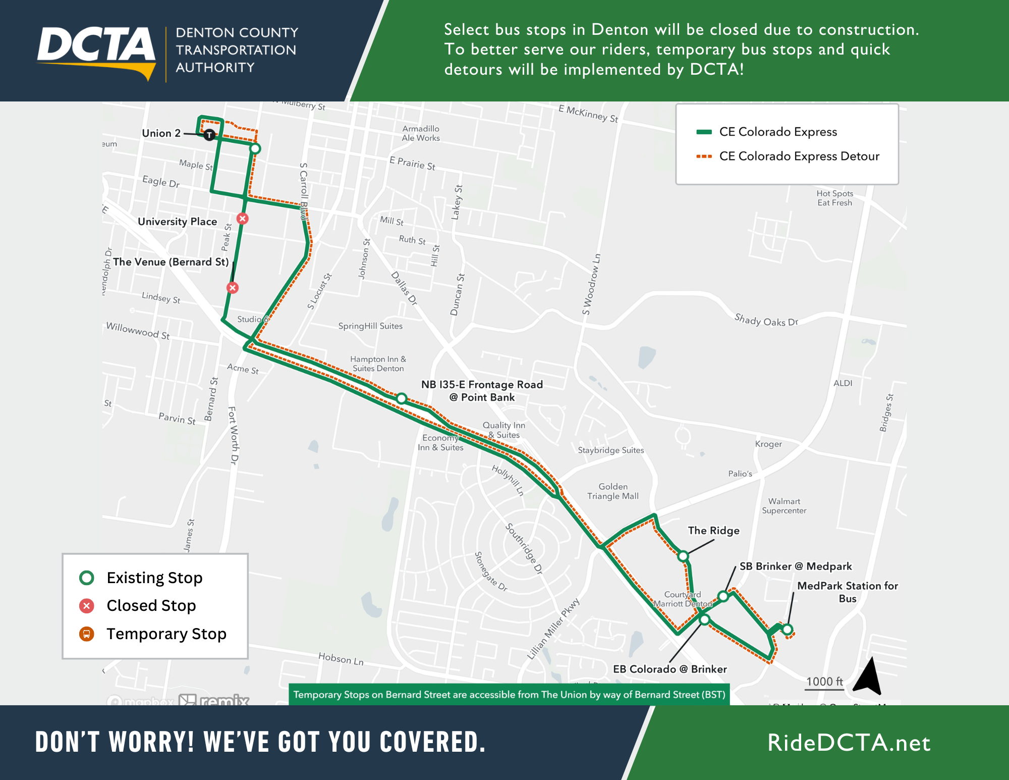 CE Revised Detour Map 10/24