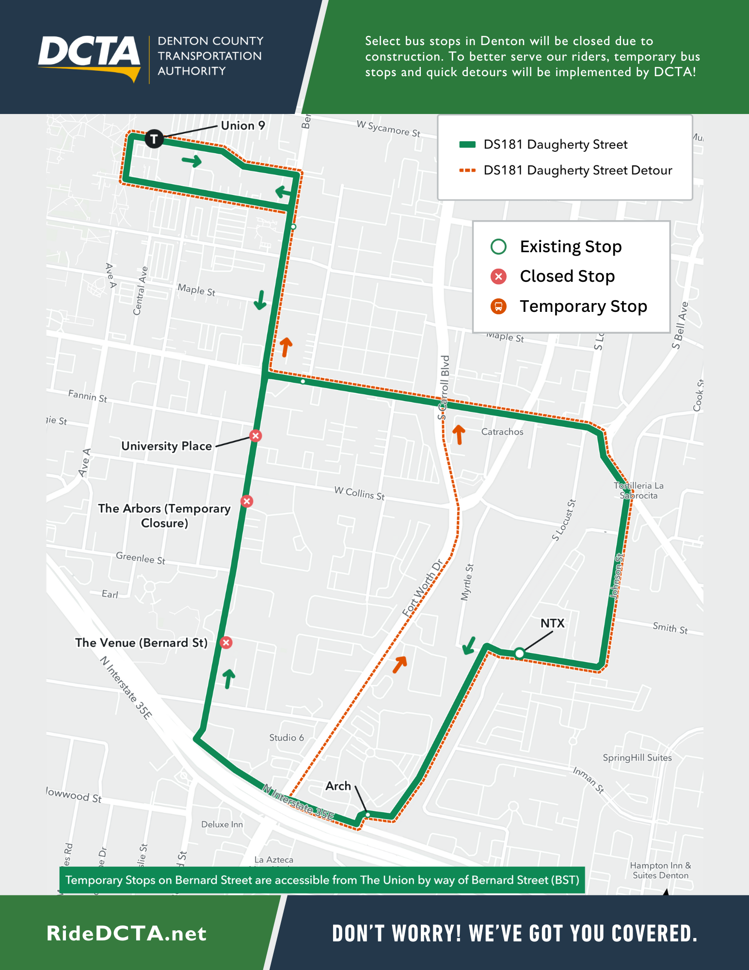 DS Revised Detour Map 10/24