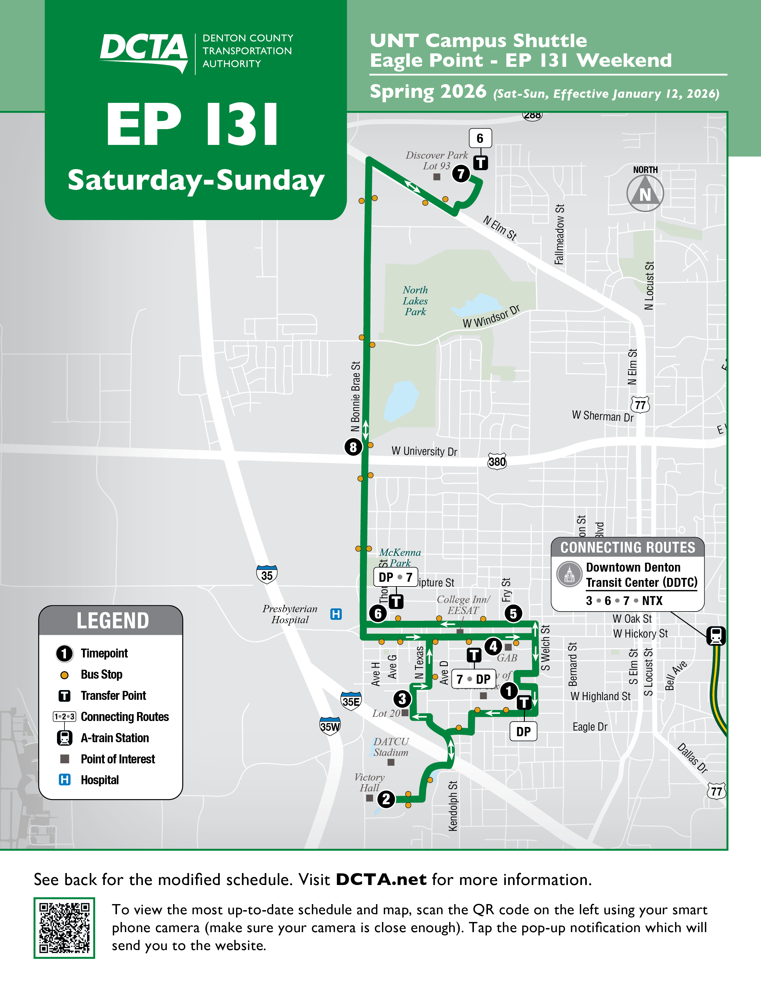 EP 131 weekend schedule