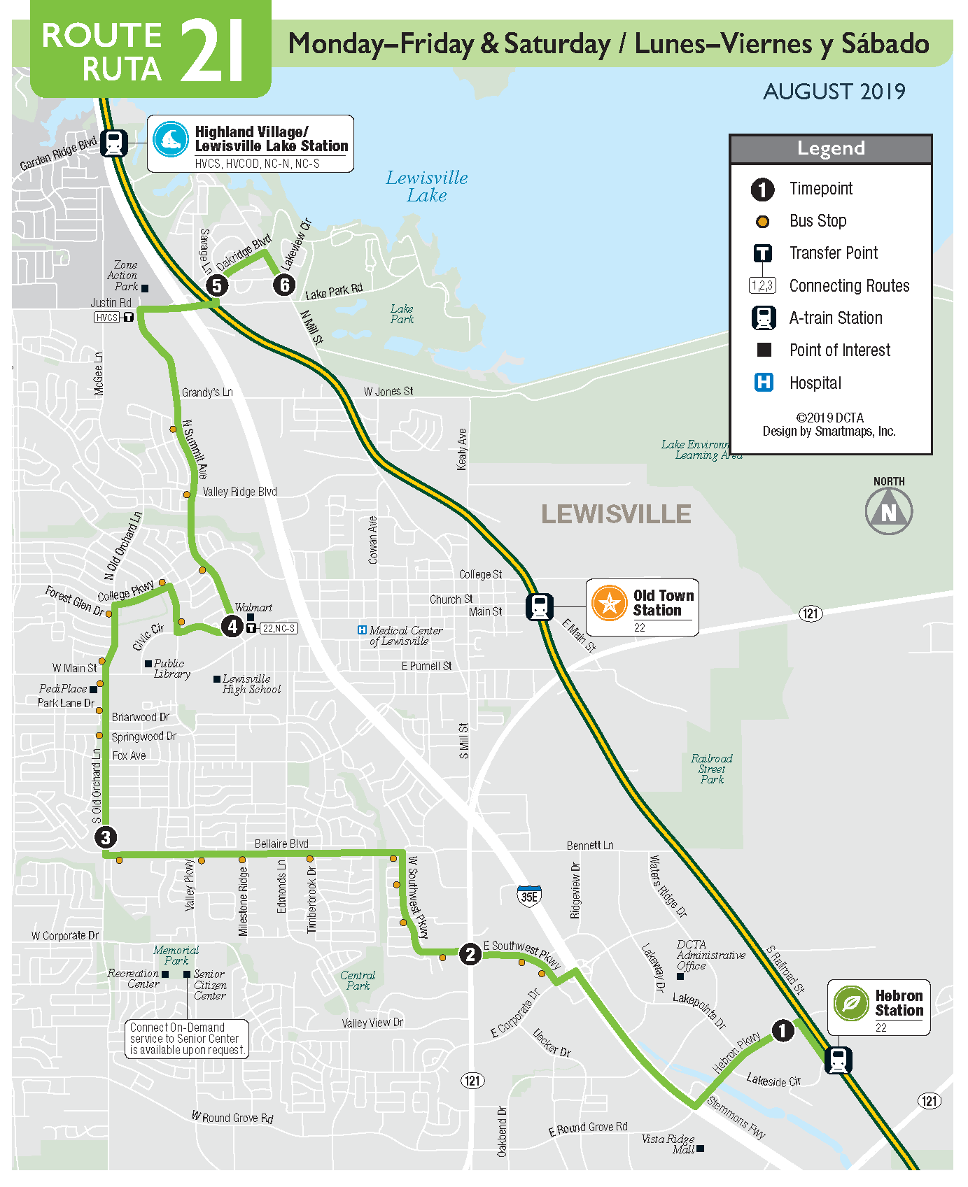 Lewisville Connect Route 21 | DCTA