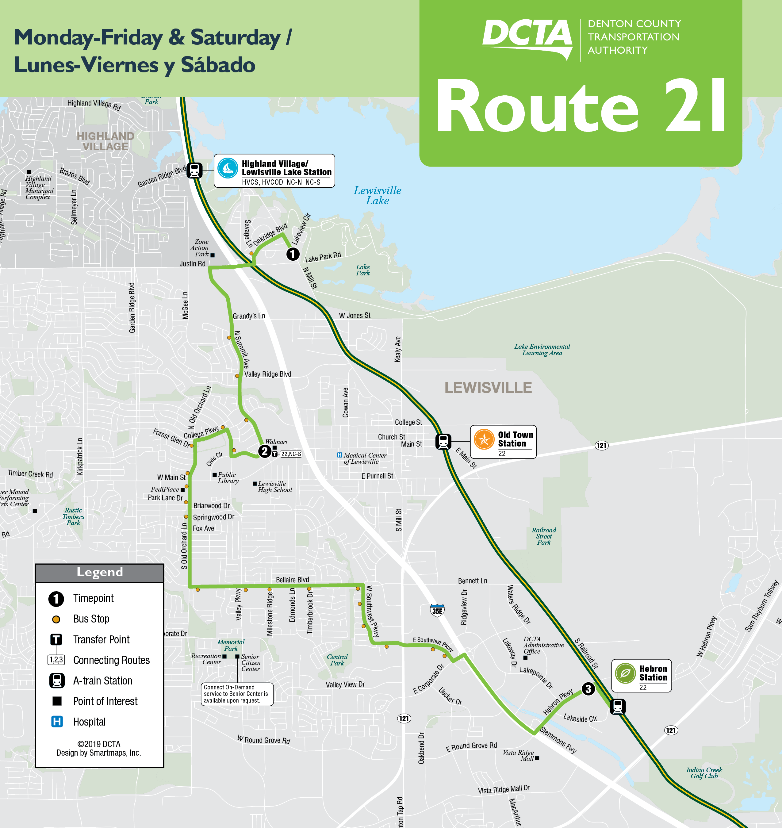 Lewisville Connect Route 21 | DCTA