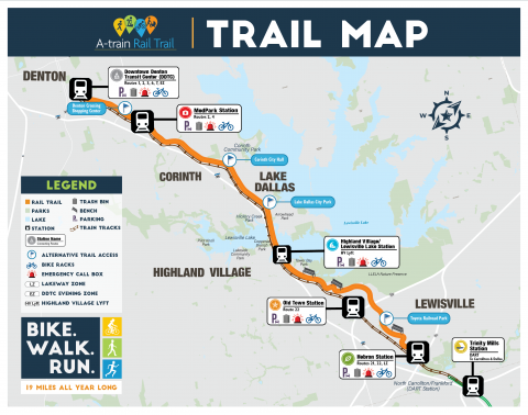 A-train Rails to Trails Z-Fold (map only)