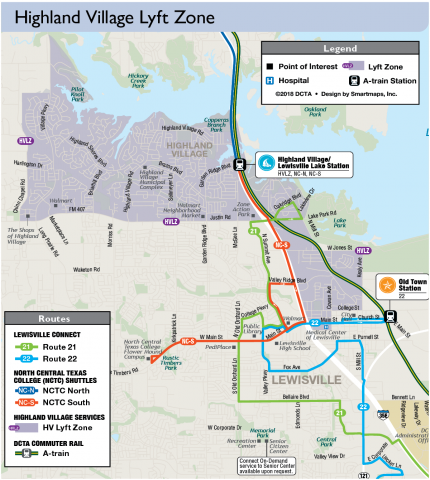 HV Lyft Program - Map