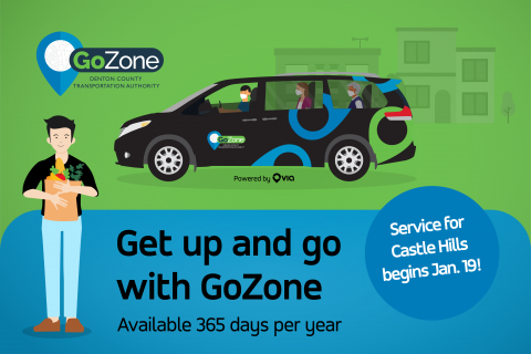 DCTA's GoZone Service Expands to Castle Hills Beginning This Week