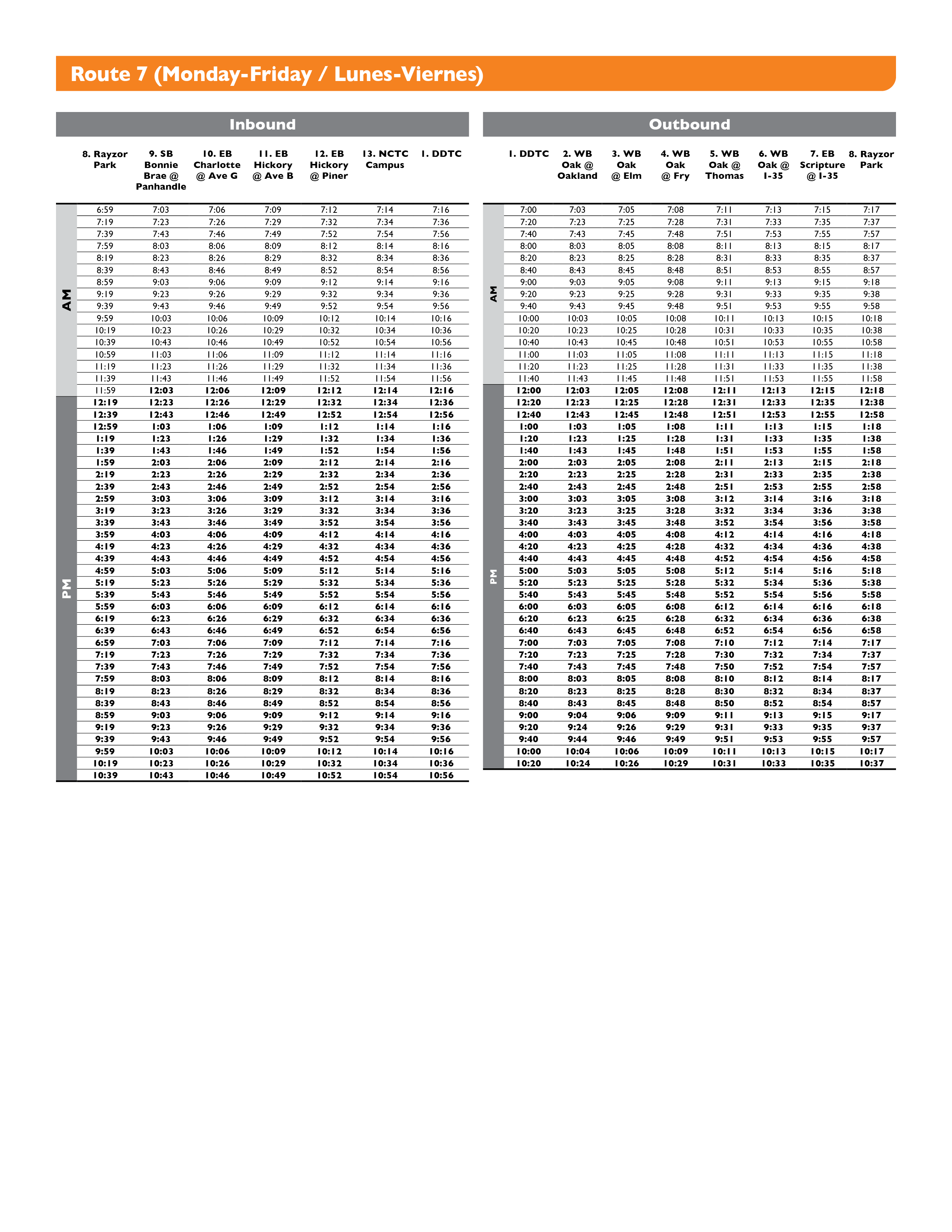 Route-7-Weekday-Schedule